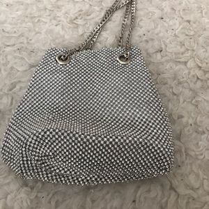Small rhinestone coin purse